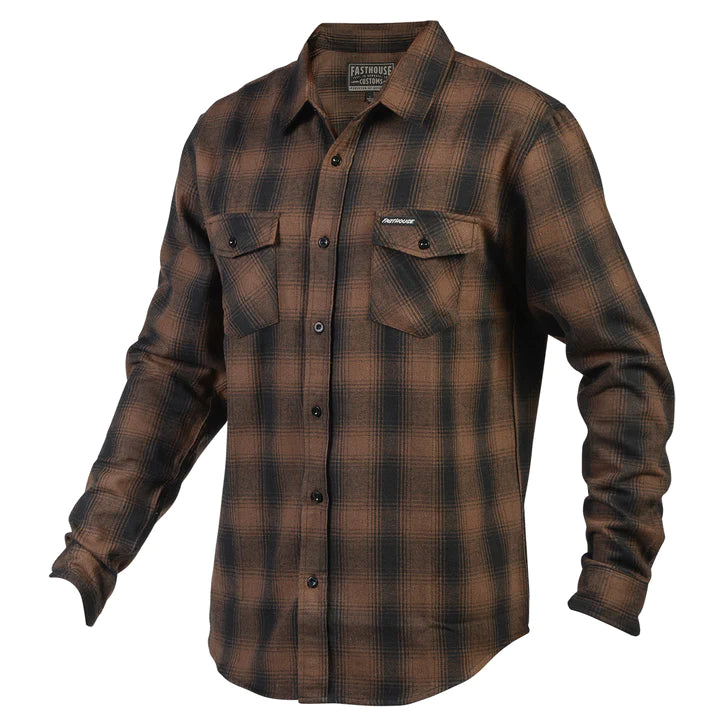 Saturday Night Special Flannel - Brown/Black